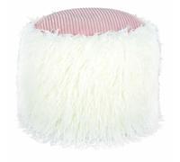 Paris prix Pouf design rond - Blanc