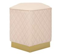 Paris prix Pouf matelassé design - Rose