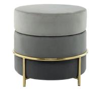 Paris prix Pouf Matilda rond - Gris