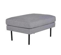 Paris prix Pouf rectangulaire tissu - Gris