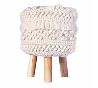 Paris prix Pouf rond bohème - Naturel