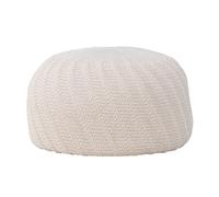 Paris prix Pouf rond design - Écru