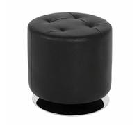 Paris prix Pouf rond design Martha - Noir