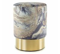 Paris prix Pouf rond moderne - Bleu clair