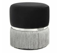 Paris prix Pouf rond moderne - Noir