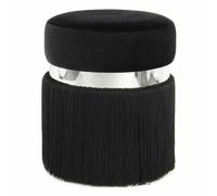 Paris Prix pouf rond Rebecca - Noir