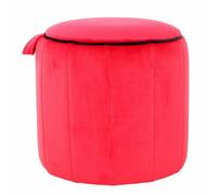 Paris prix Pouf rond velours - Rouge