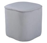Paris prix Pouf velours côtelé - Gris