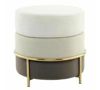 Paris prix Pouf velours Matilda - Crème