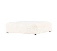 Paris Prix Pouf Davie XL effet fourrure 100 cm Beige