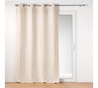Paris Prix Rideau à Œillets Jacquard Doreline 140x240cm Beige