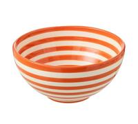 Paris Prix Saladier en Céramique Granada Rayure 28cm Orange