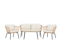 Paris prix salon de jardin 4 places - Beige