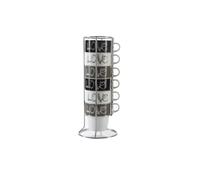 Paris Prix Secret de Gourmet - Lot de 6 Mugs Avec Rack Love 26 eige