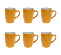 Paris Prix Secret de Gourmet - Lot de 6 Mugs Colorama 38cl Jaune