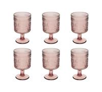 Paris Prix Secret de Gourmet - Lot de 6 Verres à Vin Ina 21cl Rose