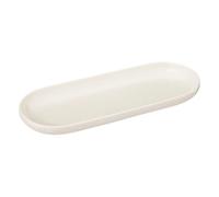 Paris Prix Secret de Gourmet - Plat de Présentation Ovale Nora 23cm Blanc