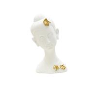 Statuette Mauro Ferretti Buddha-A- Blanc 21,5x16x35 cm