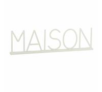 Mot Déco à Poser "Maison" 81cm Blanc Blanc G