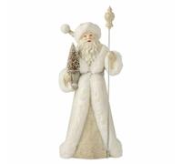 Paris Prix Statuette Père Noël 57 cm Blanc & Champagne