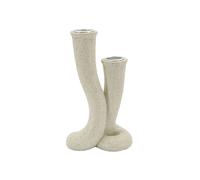 Bougeoir Mauro Ferretti Stons Beige 10x6,5x17,5 cm
