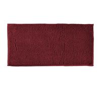 Douceur d'Intérieur, Tapis de Bain (50 x 120 cm) Sweety Framboise, Microfibre Unie