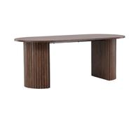 Paris prix Table à manger ovale - Marron