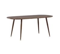 Paris prix Table à manger ovale - Marron