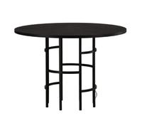 Paris prix Table à manger ronde - Noir