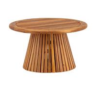 Paris prix Table basse de jardin ronde - Naturel