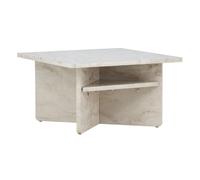 Paris prix Table basse effet marbre - Beige