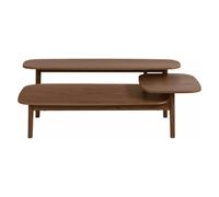 Paris prix Table basse ovale bois - Noyer