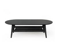 Paris prix Table basse ovale - Noir