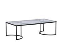 Paris prix Table basse verre - Noir