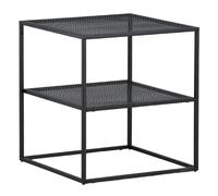 Paris prix Table d'appoint avec étagère - Noir