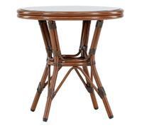 Paris prix table d'appoint de jardin - Marron