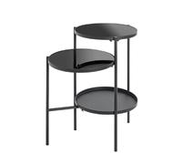 Paris prix Table d'appoint design métal - Noir