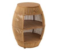 Paris prix Table d'appoint en rotin - Naturel