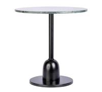 Paris Prix – Table d'appoint en marbre Gordon – 48 cm – Vert & noir