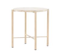 Paris prix Table d'appoint ronde - Beige