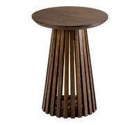 Paris prix Table d'appoint ronde bois - Marron