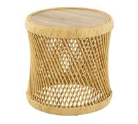 Paris prix Table d'appoint rotin - Naturel