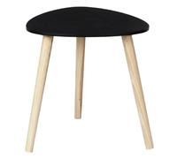Paris prix Table d'appoint scandinave - Noir & naturel