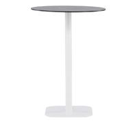 Milano table de jardin table de bar Ø70 blanc.