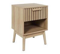 Paris Prix Table de Chevet avec Tiroir Klaus 55cm Marron