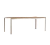 Paris prix Table de jardin ronde - Beige naturel