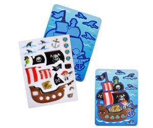 Paris Prix Tableau à Stickers Pirate Bleu