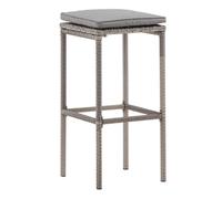 Paris prix Tabouret de bar de jardin - Gris