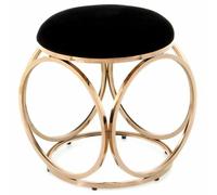 Paris prix Tabouret Whitney - Noir et or rose