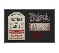 Paris Prix Tapis Bistrot - Noir